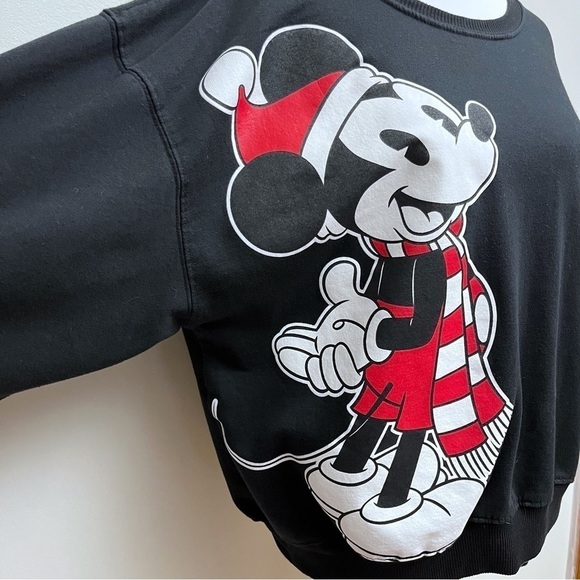 Disney Mickey Mouse Holiday Christmas Crewneck Popover Sweater Size 2X - Picture 3 of 9